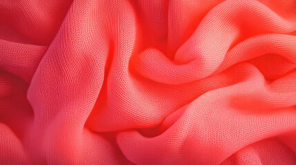 Poster - Vibrant soft knit fabric texture background for fashion and design