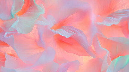 Poster - Soft delicate flower petals texture in pastel colors for nature background design
