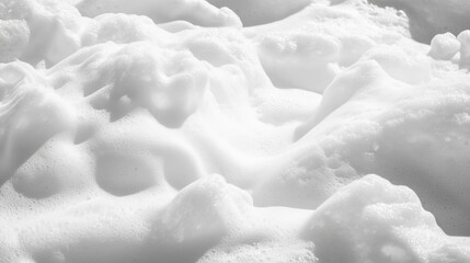 Poster - Light airy foam texture for background design in minimalist applications