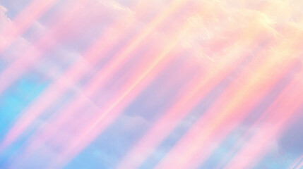 Poster - Dreamy pastel sky with soft light and fog for tranquil background design