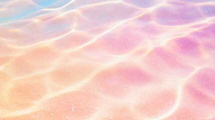 Poster - Soft pastel sand texture with gentle waves for creative background design