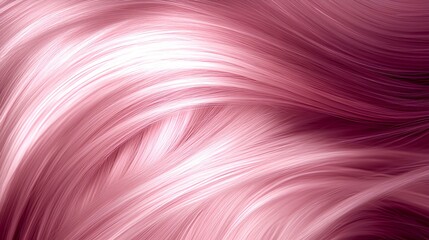 Poster - light smooth and shiny pink hair texture background