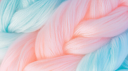 Aufkleber - Soft pastel colored yarn texture for crafts and design projects