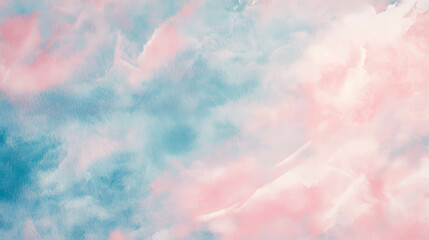 Aufkleber - Soft pastel watercolor background for creative designs and art projects