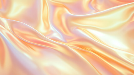 Poster - Soft satin fabric texture with vibrant light reflection for elegant background design