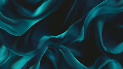 Poster - Elegant flowing silk ribbons texture for luxurious background design