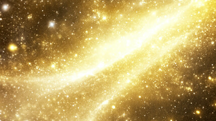 Poster - Glittering stardust texture with a soft and sparkling cosmic background