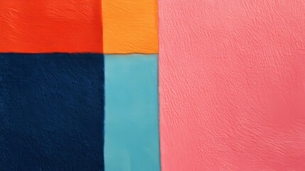 Poster - Colorful stitched felt texture background for creative design