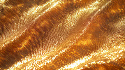 Poster - Golden textured canvas background with shimmering weave for artistic design