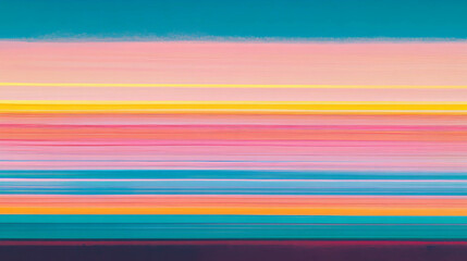 Poster - Vibrant abstract background with thick horizontal lines and contrasting colors for creative design