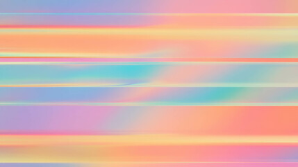 Poster - Vibrant horizontal gradient lines background for creative design
