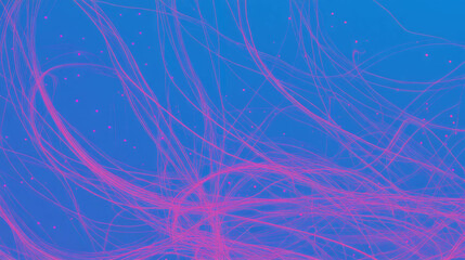 Poster - Abstract background with intersecting lines and blue-purple color scheme for modern design