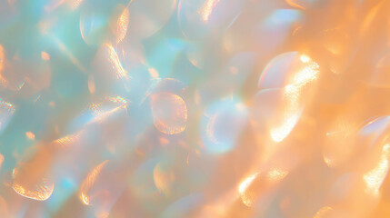 Aufkleber - Translucent orbs and soft light background for design and decoration