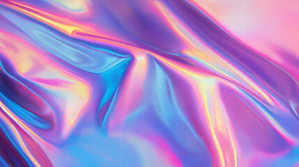 Poster - Vibrant velvet texture with iridescent colors for fabric design