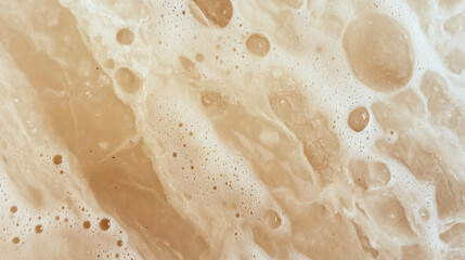 Poster - Warm beige concrete texture with smooth surface for architectural and design projects