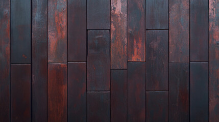 Poster - Rustic weathered wooden fence texture for background design
