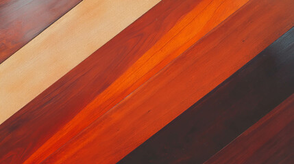 Poster - Rustic wooden texture with inlaid wood design for creative backgrounds