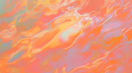 Poster - Abstract pastel canvas with drip paint effect for creative design and background