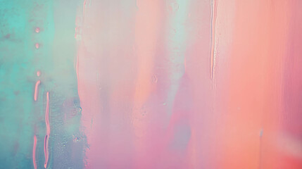 Poster - Pastel canvas texture with drip paint effect for artistic backgrounds