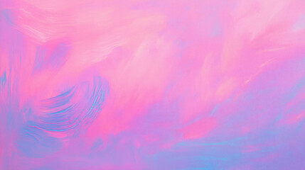 Poster - Abstract pastel canvas with gesso texture in soft pink and blue tones