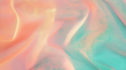 Poster - Abstract pastel canvas texture with loose weave for artistic designs
