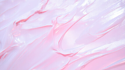 Poster - Pastel canvas texture with pink brushstrokes for art and design
