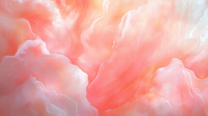 Aufkleber - Dreamy pastel canvas with watercolor wash for art and design inspiration