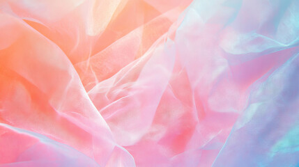 Poster - Pastel canvas texture with visible threads for artistic design and background use