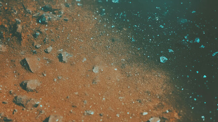Poster - Abstract broken glass and sand texture for creative design and background