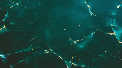 Poster - Abstract texture of broken glass with short cracks - background design for creative projects