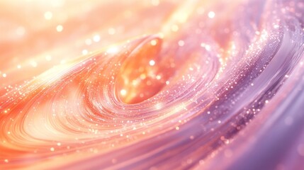 Wall Mural - Abstract digital art showing swirling patterns with sparkling highlights