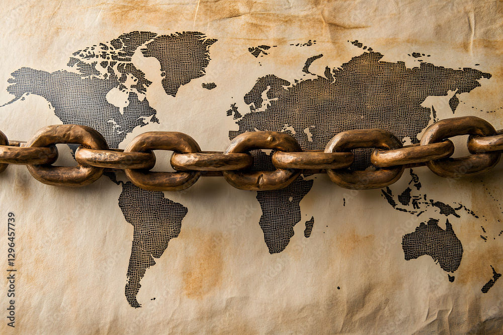 Intricate global value chains connecting manufacturers suppliers and ...