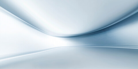 Wall Mural - futuristic abstract background. blue color tone of ceiling and floor. soft smooth light, abstract sh