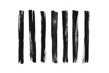 Poster - Grunge-style black and white abstract illustration with a transparent background, featuring a texture of cracks, chips, and dots, provided as a PNG file