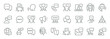 © warmworld - Speaking thin line icons set. Communication, chat, talking, speech bubble, discussion icon. Editable stroke. Vector illustration