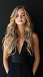 © Mrammon - A woman with long blonde hair is wearing a black dress