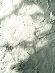 Poster - Large mountain of plastic waste at a landfill with clear sky space for environmental awareness messaging. Generative AI