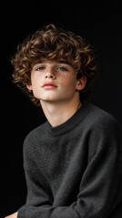 Poster - A young man with brown hair