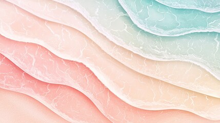 Poster - Soft Layered Abstract Background in Pastel Colors for Elegant Design Projects and Creative Artwork