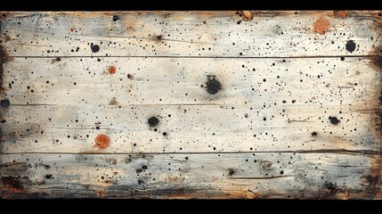 Poster - Rustic wooden sign with peeling and rusted paint displaying a vintage aesthetic in natural setting