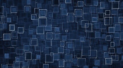 Poster - Abstract digital squares background, suitable for technology, futuristic, and modern design concepts
