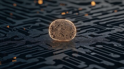 Poster - Abstract Visualization of Machine Learning Data Flows with Circuit Patterns and Digital Elements