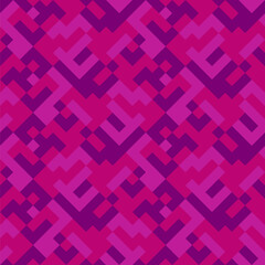 Poster - Seamless colored abstract geometric pattern background