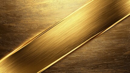 Poster - Elegant golden texture with smooth and brushed finish on a shiny surface for luxurious backgrounds and designs in high-end creative projects
