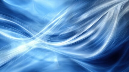 Poster - A blue abstract image with a painted, brushstroke effect for a creative and artistic feel.