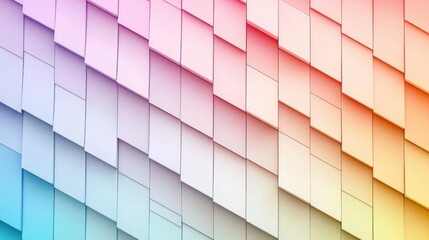 Poster - A clean and minimal gradient background in pastel tones, perfect for modern designs.