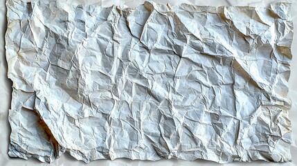 Poster - A single piece of white paper placed on a clean white background for a minimalist aesthetic appeal