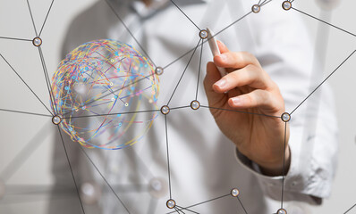 Aufkleber - the Global Network Of People global