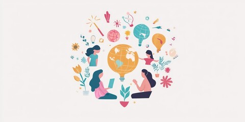 Poster - A fun International Womenâ€™s Day challenge graphic with participants sharing their stories of empowerment.