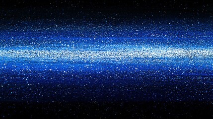 Poster - A gradient royal blue background transitioning into black at the edges.